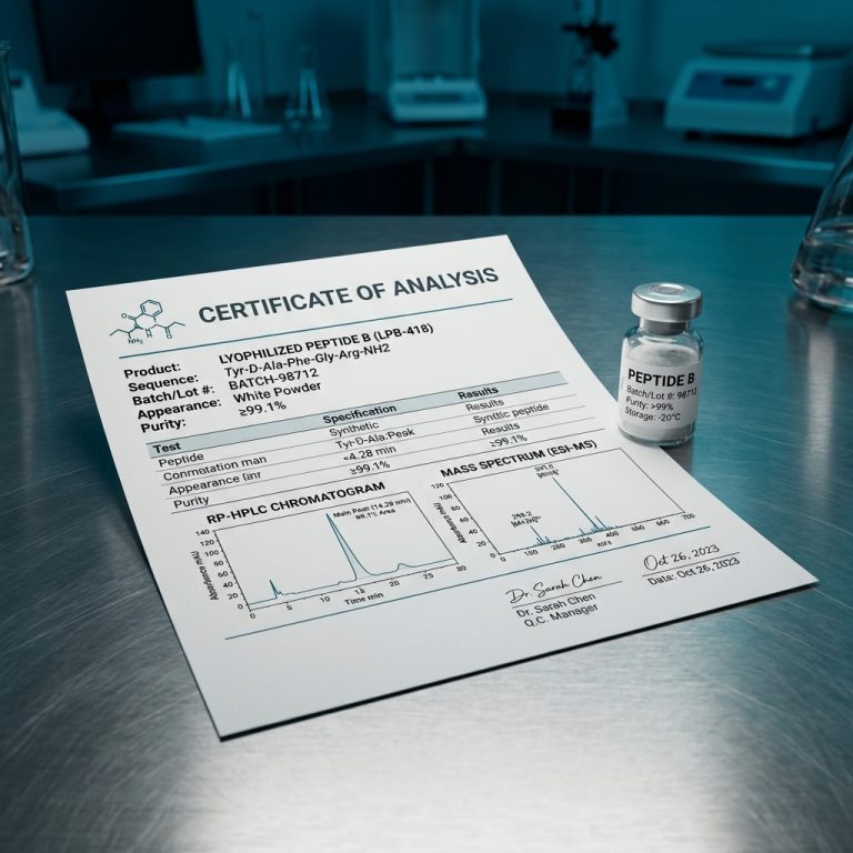 What a Certificate of Analysis actually tells you