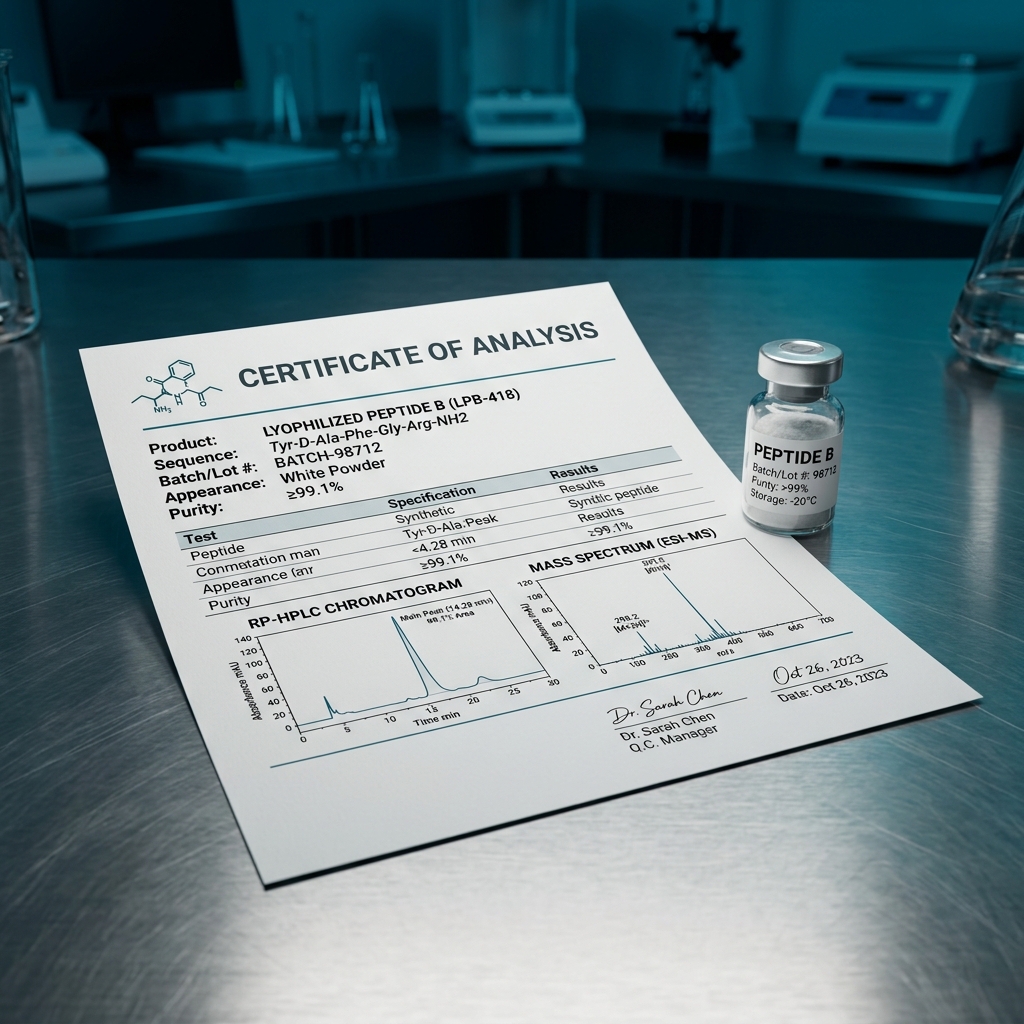 What a Certificate of Analysis actually tells you