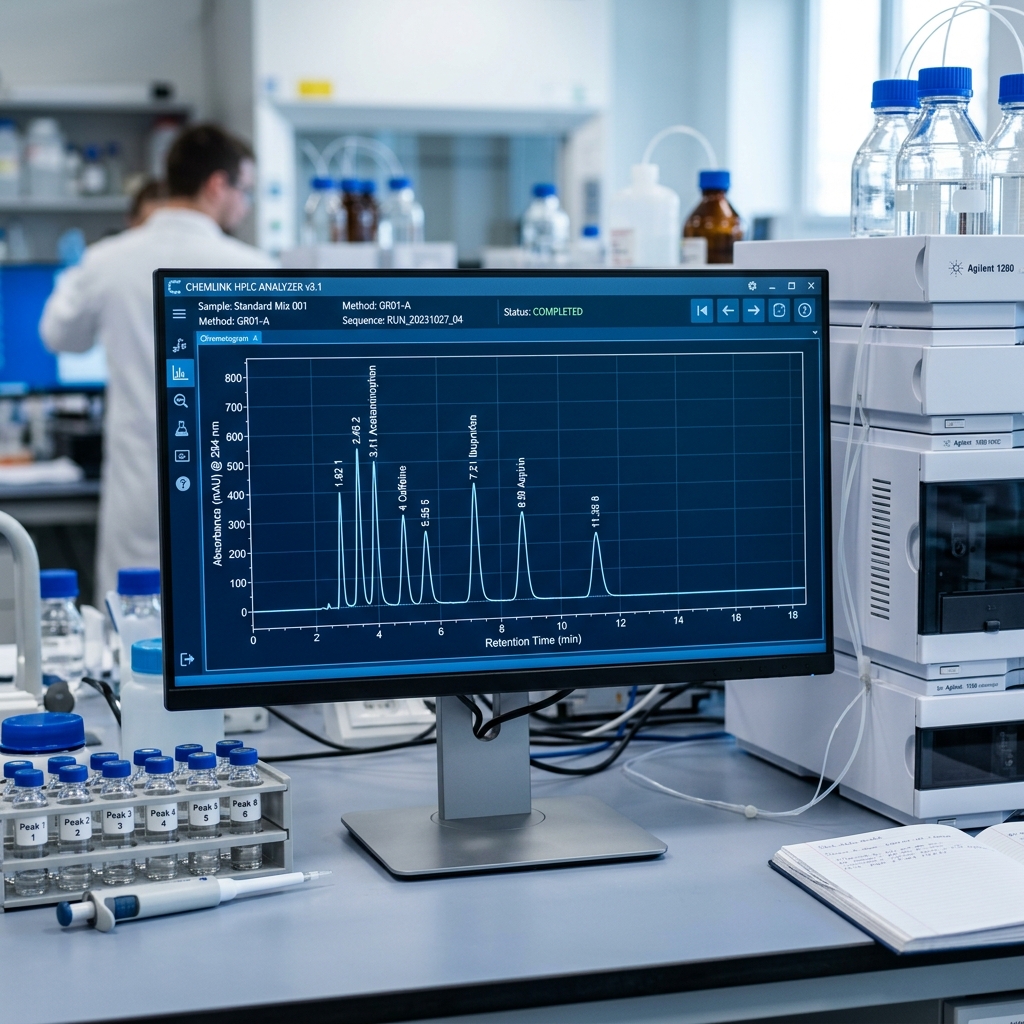 Reading an HPLC chromatogram without a chemistry degree
